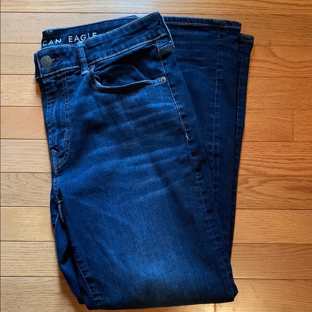 American Eagle Dark Blue Jeans 32x30